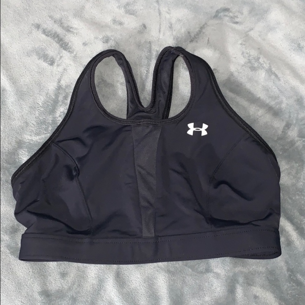 Black Under Armour Sports Bra